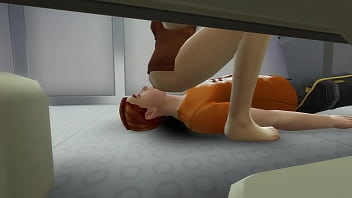 Fart sims face farting