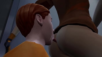 Fart sims face farting