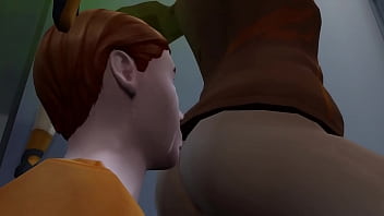 Fart sims face farting