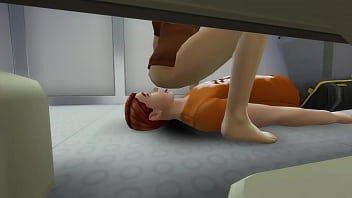 Fart sims face farting