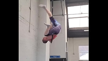 Realised it's been a while since i last shared what i've been working on in aerial hoop this isn't the smoothest as i'm