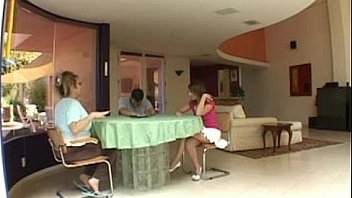 Horny girl ass fucked on the floor