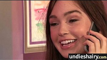 Hot babe in sexy undies and hairy pussy 28