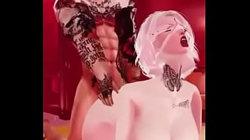 Imvu‘ slutt gets her squirting pussy and womb filled by cock