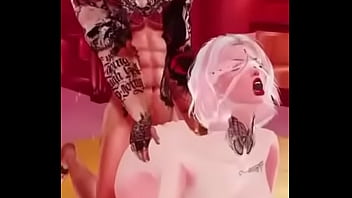 Imvu‘ slutt gets her squirting pussy and womb filled by cock