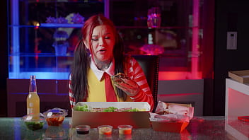 Infamous mukbang is baaaack sfw