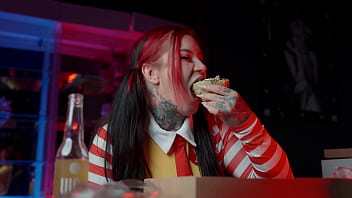 Infamous mukbang is baaaack sfw