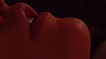 Slow motion closeup fucking my cute little pussy to orgasm in bed