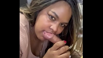 She sucks my cock while i create her accounts