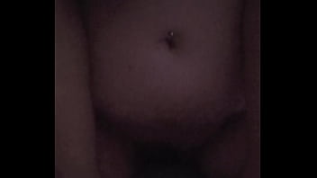 Grinding on pillow with my wet pussy