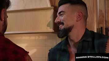 Beefy Jock Railed By Tatted Hunk thumbnail