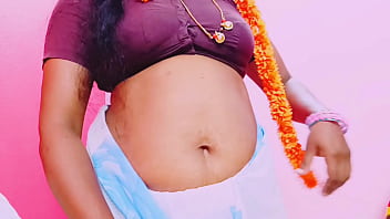 An indian housewife betrayed her husband by having an affair with her dirty talks trailer