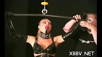 Kinky girlfriend is sitting on her huge dildo