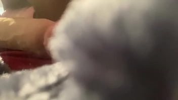 Ebony slut gets throat fucked