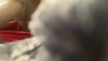 Ebony slut gets throat fucked