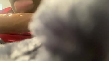 Ebony slut gets throat fucked