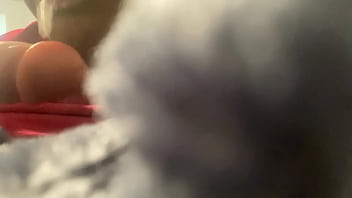 Ebony slut gets throat fucked