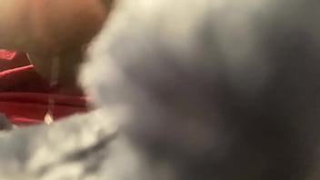 Ebony slut gets throat fucked