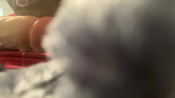 Ebony slut gets throat fucked