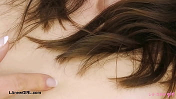 Alluring czech brunette naked close up