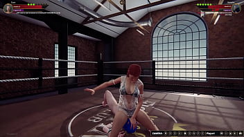 Naked figher 3d big booba catfight