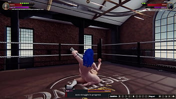 Naked figher 3d big booba catfight