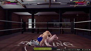 Naked figher 3d big booba catfight