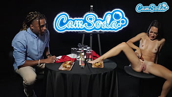 Hot ones xxxtra spicy porn parody sexy petite milf pours flaming hot sauce on pussy lips bbc hot sauce challenge