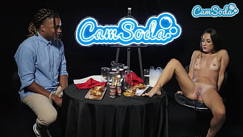 Hot ones xxxtra spicy porn parody sexy petite milf pours flaming hot sauce on pussy lips bbc hot sauce challenge