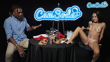 Hot ones xxxtra spicy porn parody sexy petite milf pours flaming hot sauce on pussy lips bbc hot sauce challenge