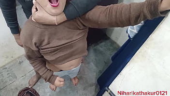 Teen girl fucked in kitchen refrigerator gate cum on ass