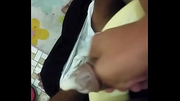 Masturbation and cum whit condom