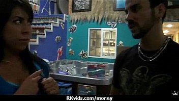 Sexy wild chick gets paid to fuck 24