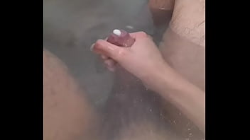 Masturbating in the bathroom
