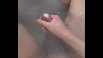 Masturbating in the bathroom