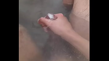 Masturbating in the bathroom