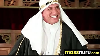 Nuru massage ends with a hot shower fuck 8