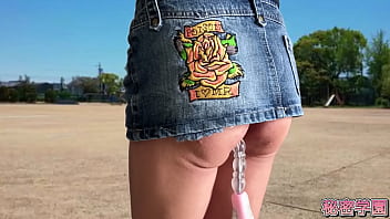 Climax with anal vibrator me in miniskirt boots anal toy secretgakuen