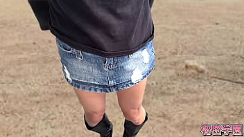 Climax with anal vibrator me in miniskirt boots anal toy secretgakuen