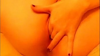 Teen girl fingering her tight pussy