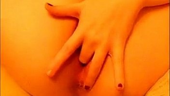 Teen girl fingering her tight pussy