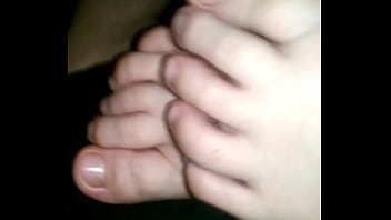 Came hard to her toes