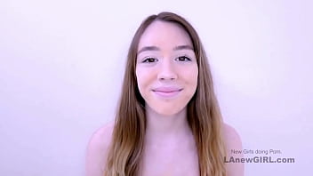 Ethereal brunette goddess got seduced by the producer