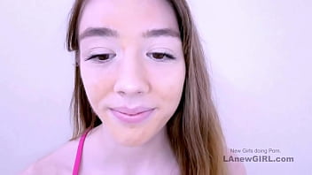 Ethereal brunette goddess got seduced by the producer