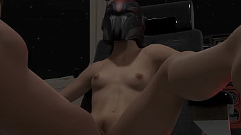 Star wars sabine wren cums during orgasm in spaceship 3d porn animation blender