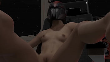 Star wars sabine wren cums during orgasm in spaceship 3d porn animation blender