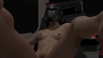 Star wars sabine wren cums during orgasm in spaceship 3d porn animation blender