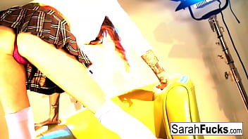 Hot mom rubs her wet pussy