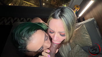 Fodelância com a morena e a loirinha nas alturas