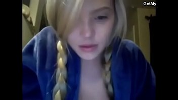 Blond german girl have webcam fun